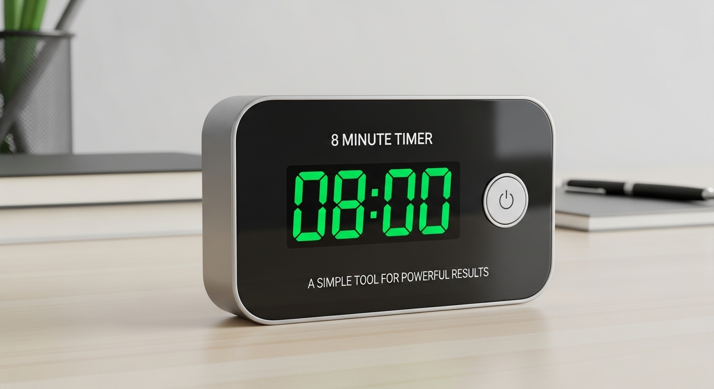 8 minute timer