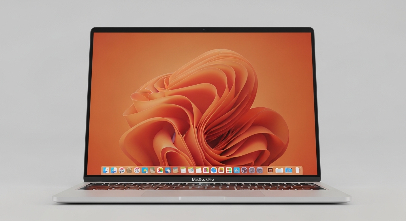 MacBook Pro Orange Screen