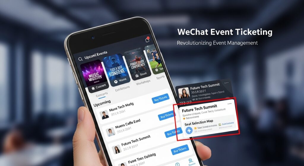 WeChat event ticketing mini program