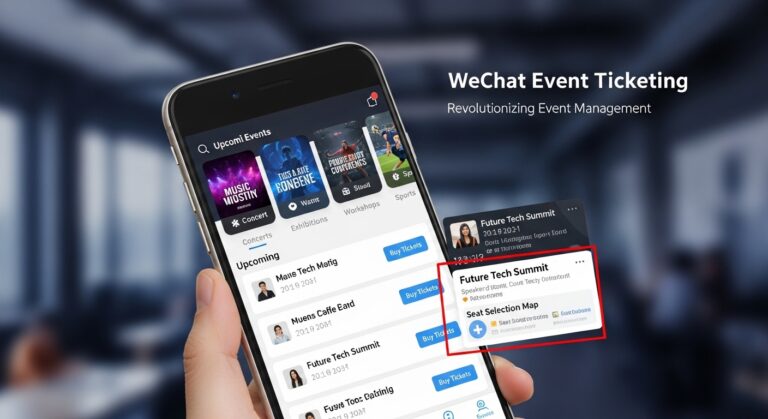 WeChat event ticketing mini program