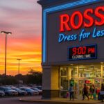 what time does Ross close