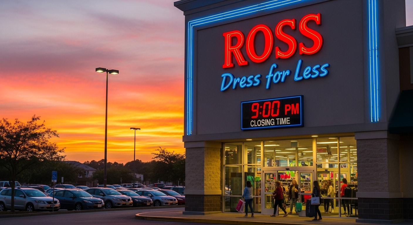 what time does Ross close